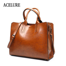 Load image into Gallery viewer, ACELURE Leather Handbags Big Women Bag High Quality Casual
