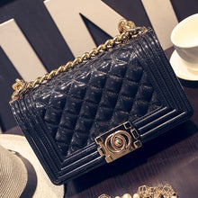 Load image into Gallery viewer, FuAhaLu women's bag new jelly Lingge chain package