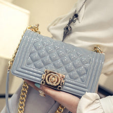 Load image into Gallery viewer, FuAhaLu women's bag new jelly Lingge chain package