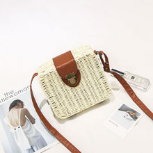 Load image into Gallery viewer, Square Round Mulit Style Straw Bag Handbags Women Summer