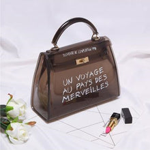 Load image into Gallery viewer, Clear Transparent PVC Shoulder Bags Women Candy Color Women