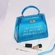 Load image into Gallery viewer, Clear Transparent PVC Shoulder Bags Women Candy Color Women