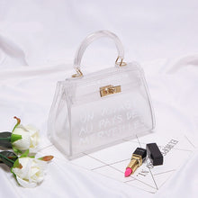 Load image into Gallery viewer, Clear Transparent PVC Shoulder Bags Women Candy Color Women