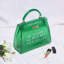 Load image into Gallery viewer, Clear Transparent PVC Shoulder Bags Women Candy Color Women