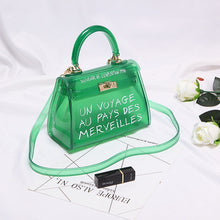 Load image into Gallery viewer, Clear Transparent PVC Shoulder Bags Women Candy Color Women