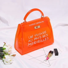 Load image into Gallery viewer, Clear Transparent PVC Shoulder Bags Women Candy Color Women